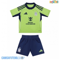 Camisa de time de futebol Fulham Replicas 2º Equipamento Infantil 2025-26 Manga Curta (+ Calças curtas)